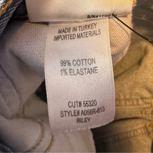 AGOLDE Riley High Rise Straight Crop in Endeavor Blue Size 26‎ - Picture 7 of 8